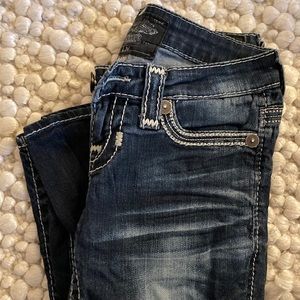BIG STAR DENIM - DARK WASH W/ SILVER STITCHING